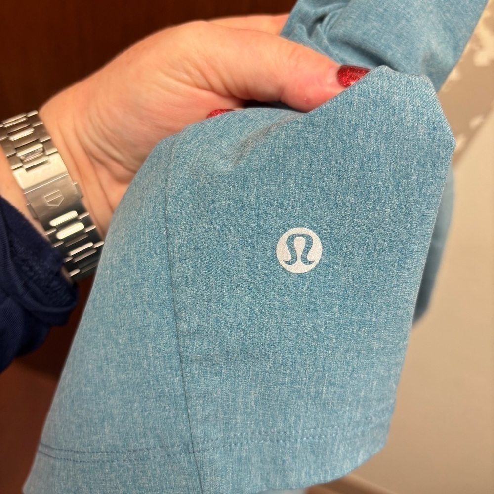 Lululemon 3rd Street Short Heathered Tofino Teal - Picture 10 of 11